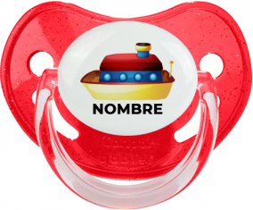 Juguetes de juguete Diseño de barco-1 con nombre: Chupete fisiológica