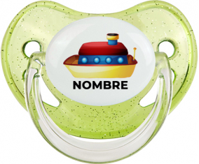 Juguetes de juguete Diseño de barco-1 con nombre: Chupete fisiológica