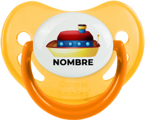 Juguetes de juguete Diseño de barco-1 con nombre: Chupete fisiológica