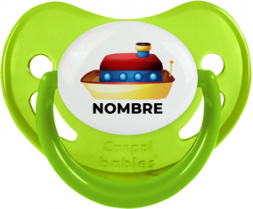 Juguetes de juguete Diseño de barco-1 con nombre: Chupete fisiológica