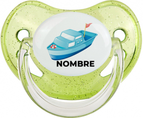 Juguetes de juguete Diseño de barco-3 con nombre: Chupete fisiológica