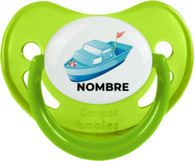 Juguetes de juguete Diseño de barco-3 con nombre: Chupete fisiológica