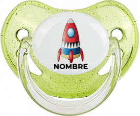 Juguetes de juguete Rocket con nombre: Chupete fisiológica