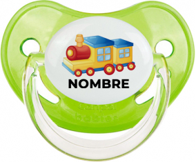 Juguetes de juguete Train diseño-1 con nombre: Chupete fisiológica