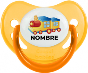 Juguetes de juguete Train diseño-1 con nombre: Chupete fisiológica