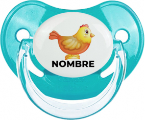 Juguetes de juguete Gallina con nombre: Chupete Fisiológica personnalisée