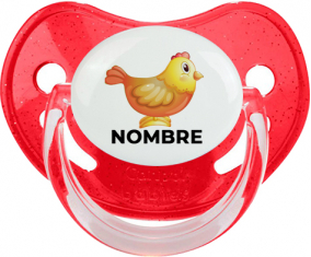 Juguetes de juguete Gallina con nombre: Chupete Fisiológica