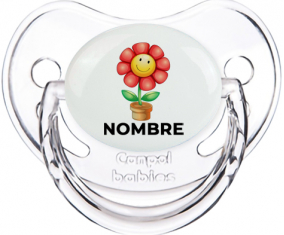 Juguetes de juguete Flor con nombre: Chupete fisiológica