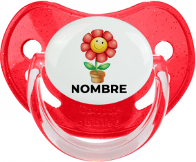 Juguetes de juguete Flor con nombre: Chupete fisiológica
