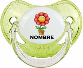 Juguetes de juguete Flor con nombre: Chupete fisiológica