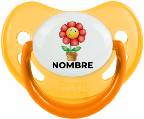 Juguetes de juguete Flor con nombre: Chupete fisiológica