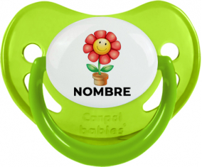 Juguetes de juguete Flor con nombre: Chupete fisiológica
