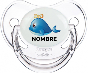 Juguetes de juguete Delfín con nombre: Chupete fisiológica