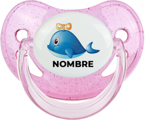 Juguetes de juguete Delfín con nombre: Chupete fisiológica