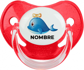 Juguetes de juguete Delfín con nombre: Chupete fisiológica