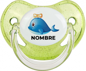 Juguetes de juguete Delfín con nombre: Chupete fisiológica