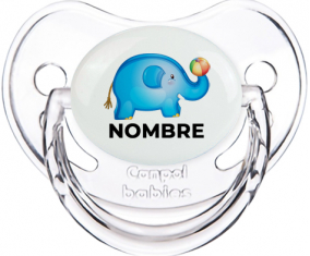 Juguetes de juguete elefante con nombre: Chupete fisiológica