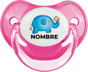 Juguetes de juguete elefante con nombre: Chupete fisiológica