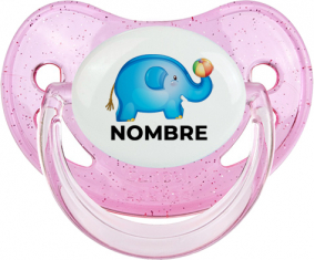 Juguetes de juguete elefante con nombre: Chupete fisiológica