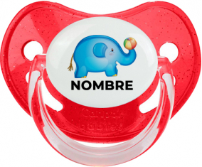 Juguetes de juguete elefante con nombre: Chupete fisiológica