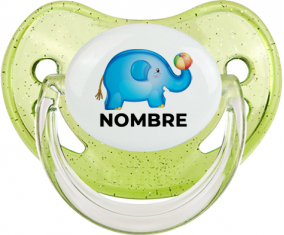 Juguetes de juguete elefante con nombre: Chupete fisiológica