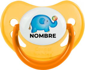 Juguetes de juguete elefante con nombre: Chupete fisiológica