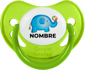 Juguetes de juguete elefante con nombre: Chupete fisiológica