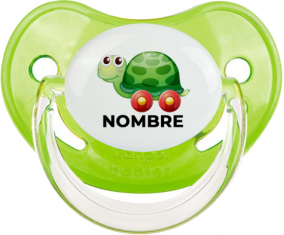 Juguetes de juguete tortuga con ruedas con nombre: Chupete fisiológica