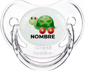 Juguetes de juguete tortuga con ruedas con nombre: Chupete fisiológica