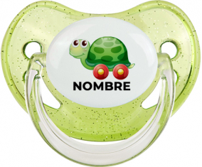 Juguetes de juguete tortuga con ruedas con nombre: Chupete fisiológica