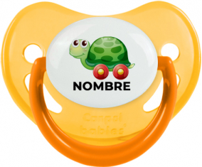 Juguetes de juguete tortuga con ruedas con nombre: Chupete fisiológica