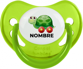 Juguetes de juguete tortuga con ruedas con nombre: Chupete fisiológica