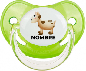 Juguetes de juguete vaca con nombre: Chupete fisiológica