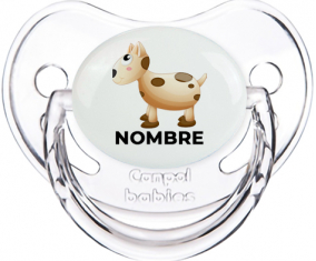 Juguetes de juguete vaca con nombre: Chupete fisiológica