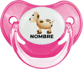 Juguetes de juguete vaca con nombre: Chupete fisiológica