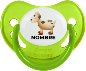 Juguetes de juguete vaca con nombre: Chupete fisiológica