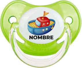 Juguetes de juguetes de juguetes diseño de barco-4 con nombre: Chupete fisiológica