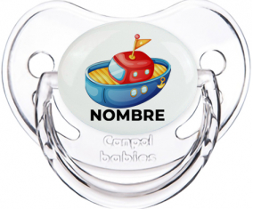 Juguetes de juguetes de juguetes diseño de barco-4 con nombre: Chupete fisiológica