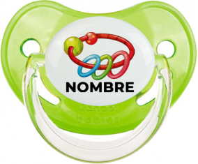 Juguetes de juguete sacuden con nombre: Chupete fisiológica