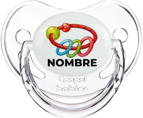 Juguetes de juguete sacuden con nombre: Chupete fisiológica