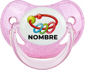 Juguetes de juguete sacuden con nombre: Chupete fisiológica