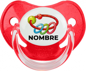Juguetes de juguete sacuden con nombre: Chupete fisiológica