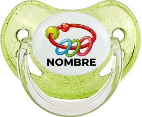 Juguetes de juguete sacuden con nombre: Chupete fisiológica
