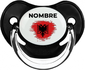 Efecto pincel de bandera Albania con nombre: Chupete fisiológica