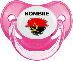Bandera del efecto cepillo de Angola con nombre: Chupete fisiológica