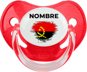 Bandera del efecto cepillo de Angola con nombre: Chupete fisiológica