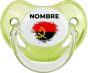Bandera del efecto cepillo de Angola con nombre: Chupete fisiológica