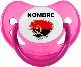 Bandera del efecto cepillo de Angola con nombre: Chupete fisiológica