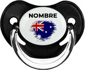 Bandera del efecto pincel de Australia con nombre: Chupete fisiológica