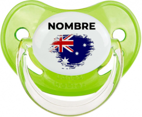 Bandera del efecto pincel de Australia con nombre: Chupete fisiológica